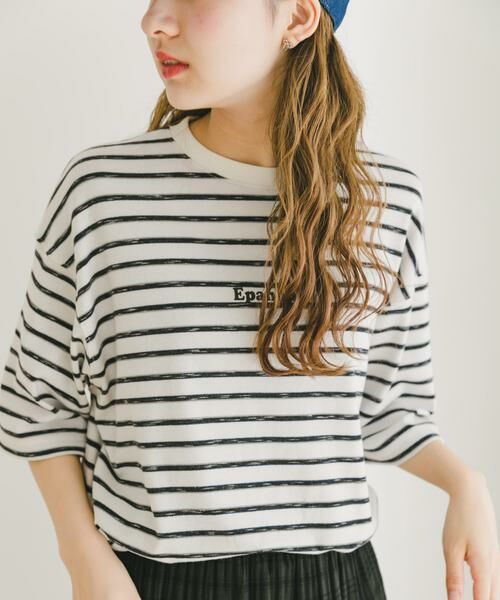 URBAN RESEARCH ITEMS / アーバンリサーチ アイテムズ Tシャツ | ビンテージライク ボーダーTシャツ | 詳細9