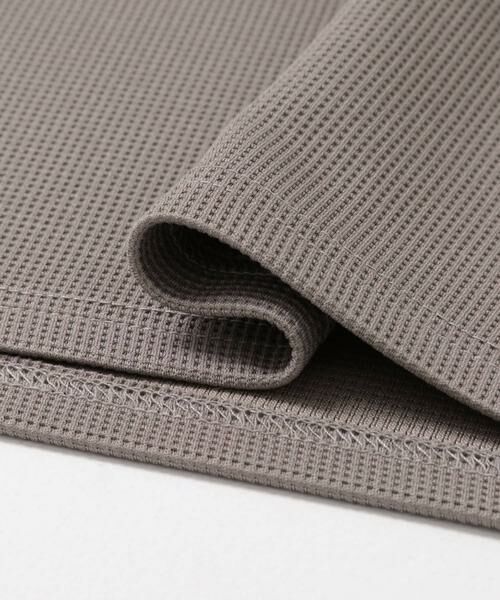 URBAN RESEARCH ITEMS / アーバンリサーチ アイテムズ Tシャツ | フラップポケットワッフルクルーネックTops | 詳細12