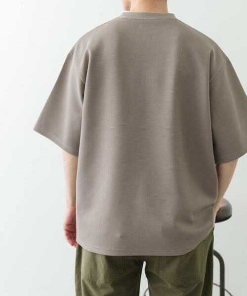 URBAN RESEARCH ITEMS / アーバンリサーチ アイテムズ Tシャツ | フラップポケットワッフルクルーネックTops | 詳細6