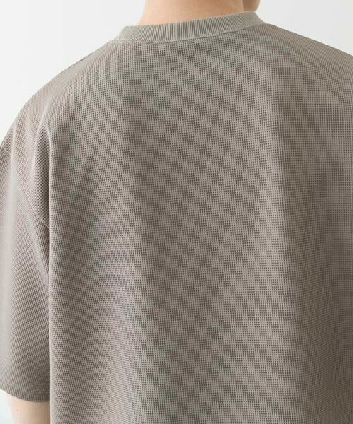 URBAN RESEARCH ITEMS / アーバンリサーチ アイテムズ Tシャツ | フラップポケットワッフルクルーネックTops | 詳細7