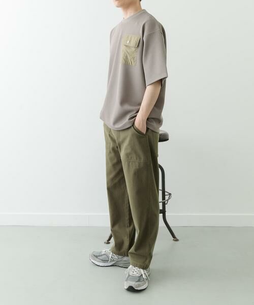 URBAN RESEARCH ITEMS / アーバンリサーチ アイテムズ Tシャツ | フラップポケットワッフルクルーネックTops | 詳細8