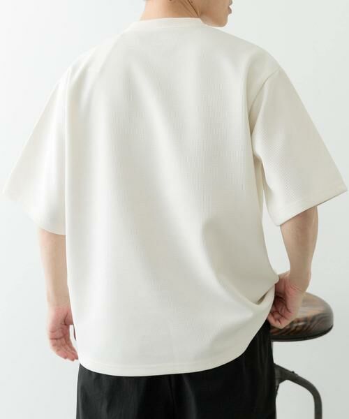 URBAN RESEARCH ITEMS / アーバンリサーチ アイテムズ Tシャツ | フラップポケットワッフルクルーネックTops | 詳細22