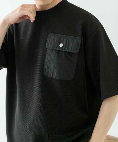 URBAN RESEARCH ITEMS / アーバンリサーチ アイテムズ Tシャツ | フラップポケットワッフルクルーネックTops | 詳細30