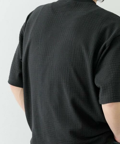 URBAN RESEARCH ITEMS / アーバンリサーチ アイテムズ Tシャツ | ワンポイント刺繍チェックジャカードTシャツ | 詳細8