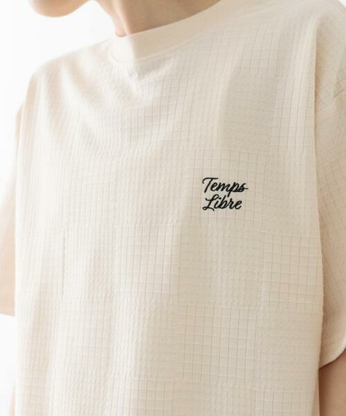 URBAN RESEARCH ITEMS / アーバンリサーチ アイテムズ Tシャツ | ワンポイント刺繍チェックジャカードTシャツ | 詳細15