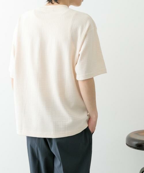 URBAN RESEARCH ITEMS / アーバンリサーチ アイテムズ Tシャツ | ワンポイント刺繍チェックジャカードTシャツ | 詳細18