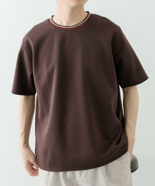URBAN RESEARCH ITEMS / アーバンリサーチ アイテムズ Tシャツ | ヘリンボンリブダブルフェイスtops | 詳細3