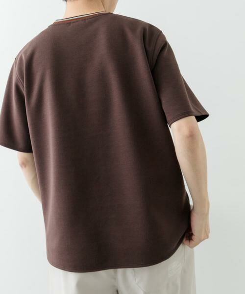 URBAN RESEARCH ITEMS / アーバンリサーチ アイテムズ Tシャツ | ヘリンボンリブダブルフェイスtops | 詳細4