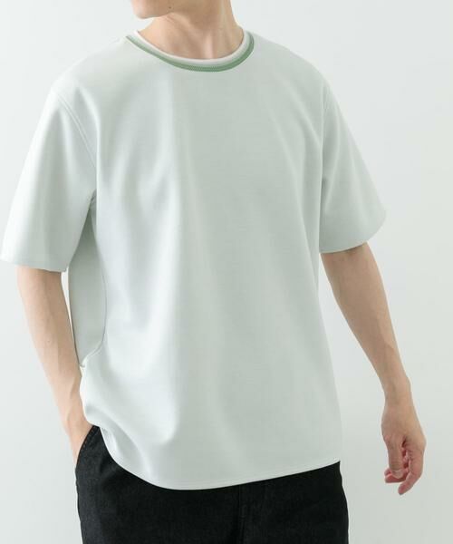 URBAN RESEARCH ITEMS / アーバンリサーチ アイテムズ Tシャツ | ヘリンボンリブダブルフェイスtops | 詳細11