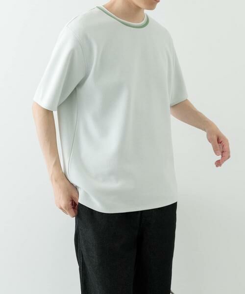 URBAN RESEARCH ITEMS / アーバンリサーチ アイテムズ Tシャツ | ヘリンボンリブダブルフェイスtops | 詳細12