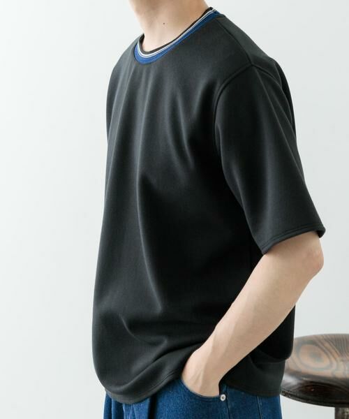 URBAN RESEARCH ITEMS / アーバンリサーチ アイテムズ Tシャツ | ヘリンボンリブダブルフェイスtops | 詳細19