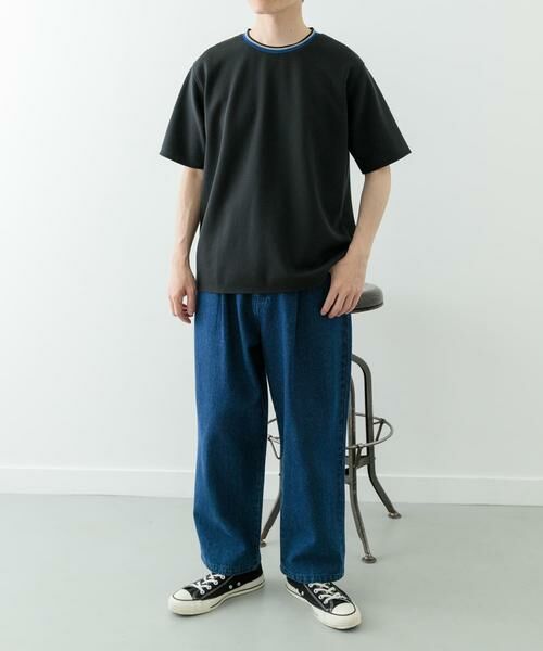 URBAN RESEARCH ITEMS / アーバンリサーチ アイテムズ Tシャツ | ヘリンボンリブダブルフェイスtops | 詳細21