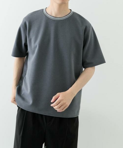 URBAN RESEARCH ITEMS / アーバンリサーチ アイテムズ Tシャツ | ヘリンボンリブダブルフェイスtops | 詳細29