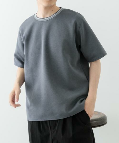 URBAN RESEARCH ITEMS / アーバンリサーチ アイテムズ Tシャツ | ヘリンボンリブダブルフェイスtops | 詳細30