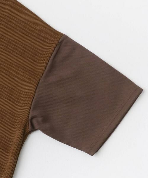 URBAN RESEARCH ITEMS / アーバンリサーチ アイテムズ Tシャツ | クルーネックジャカード切替トップス | 詳細8