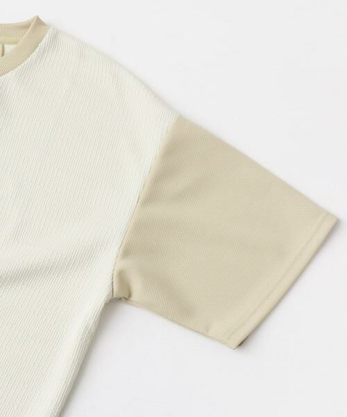 URBAN RESEARCH ITEMS / アーバンリサーチ アイテムズ Tシャツ | クルーネックジャカード切替トップス | 詳細30