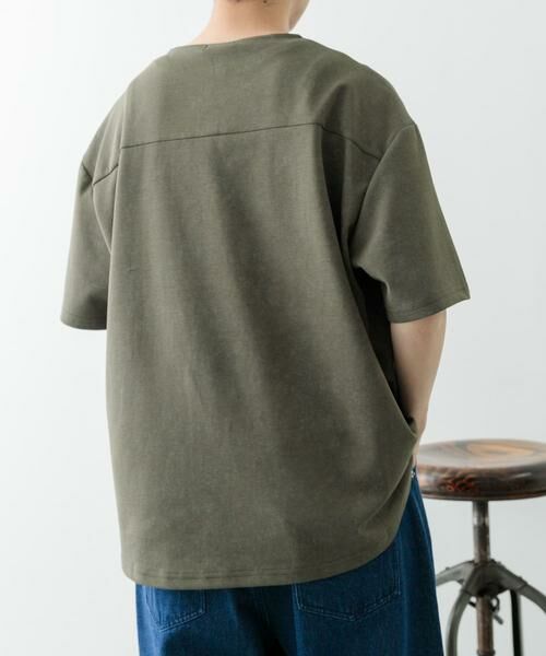 URBAN RESEARCH ITEMS / アーバンリサーチ アイテムズ Tシャツ | ワンポイント刺繍フェードポンチtops | 詳細8