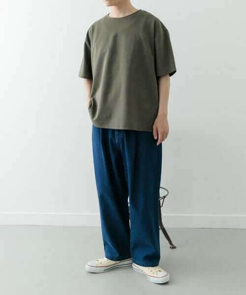 URBAN RESEARCH ITEMS / アーバンリサーチ アイテムズ Tシャツ | ワンポイント刺繍フェードポンチtops | 詳細9