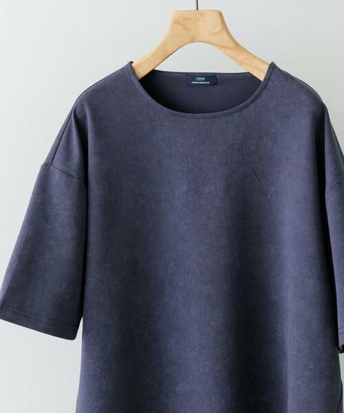 URBAN RESEARCH ITEMS/アーバンリサーチ アイテムズ ワンポイント刺繍フェードポンチtops ネイビー M