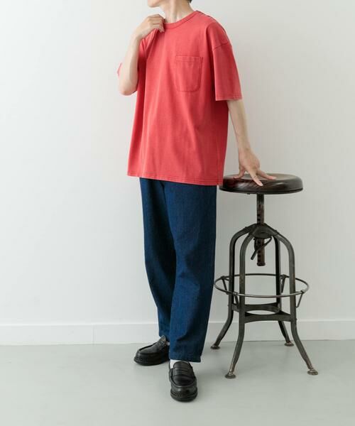URBAN RESEARCH ITEMS / アーバンリサーチ アイテムズ Tシャツ | フェード加工クルーネック天竺ポケットTシャツ | 詳細4