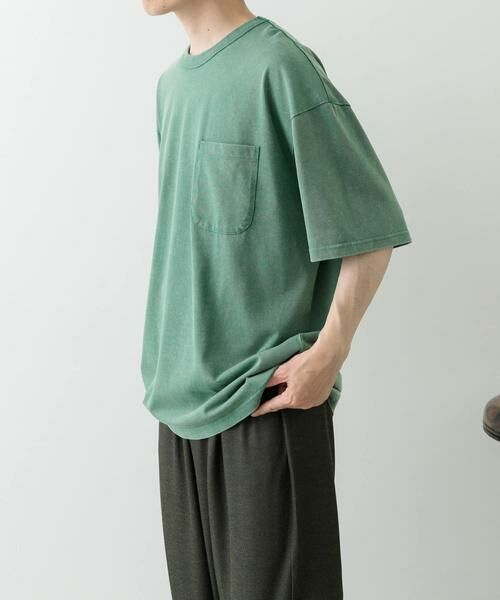 URBAN RESEARCH ITEMS / アーバンリサーチ アイテムズ Tシャツ | フェード加工クルーネック天竺ポケットTシャツ | 詳細13