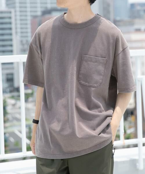URBAN RESEARCH ITEMS / アーバンリサーチ アイテムズ Tシャツ | フェード加工クルーネック天竺ポケットTシャツ | 詳細18