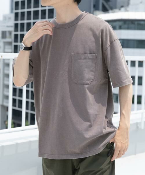 URBAN RESEARCH ITEMS / アーバンリサーチ アイテムズ Tシャツ | フェード加工クルーネック天竺ポケットTシャツ | 詳細19