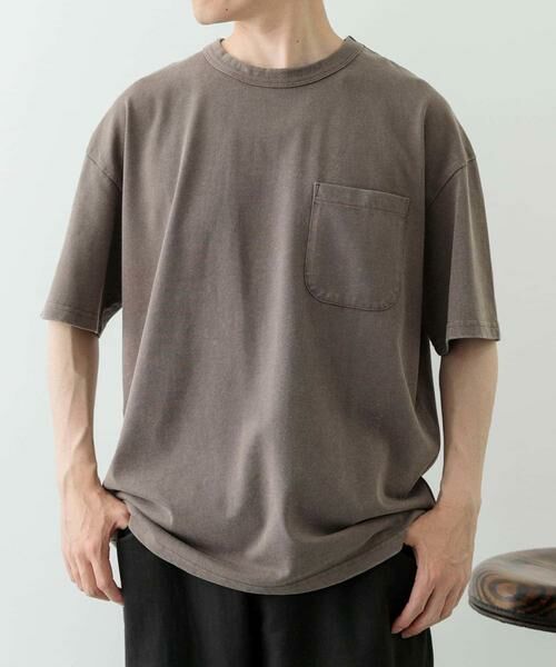 URBAN RESEARCH ITEMS / アーバンリサーチ アイテムズ Tシャツ | フェード加工クルーネック天竺ポケットTシャツ | 詳細20