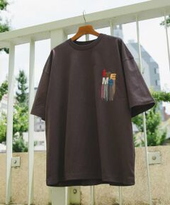 URBAN RESEARCH ITEMS / アーバンリサーチ アイテムズ Tシャツ | フリンジ刺繍T-shirts Logo
