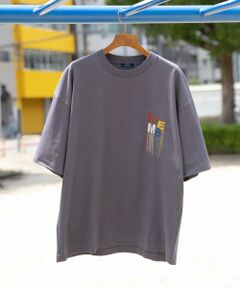 URBAN RESEARCH ITEMS / アーバンリサーチ アイテムズ Tシャツ | フリンジ刺繍T-shirts Logo