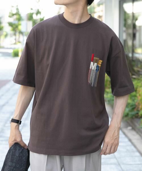 URBAN RESEARCH ITEMS / アーバンリサーチ アイテムズ Tシャツ | フリンジ刺繍T-shirts Logo | 詳細3