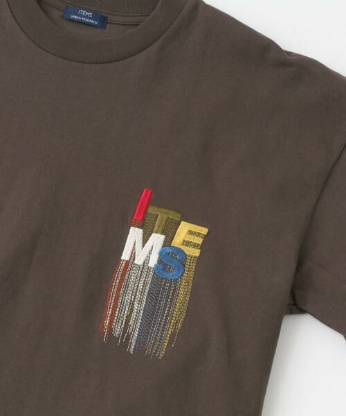URBAN RESEARCH ITEMS / アーバンリサーチ アイテムズ Tシャツ | フリンジ刺繍T-shirts Logo | 詳細5