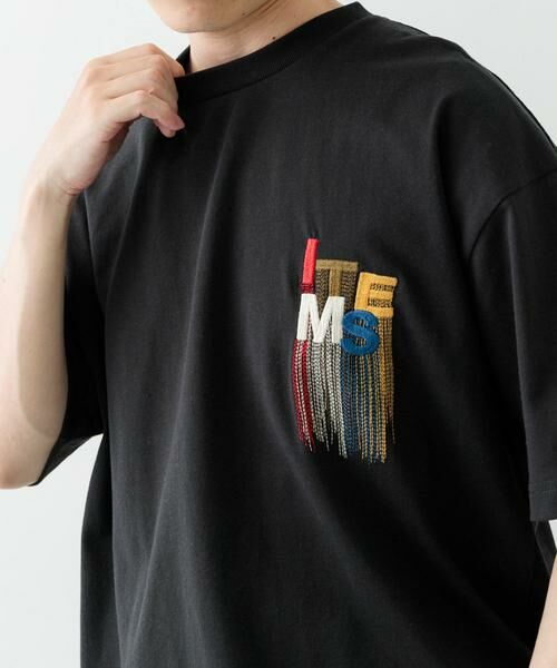 URBAN RESEARCH ITEMS / アーバンリサーチ アイテムズ Tシャツ | フリンジ刺繍T-shirts Logo | 詳細9