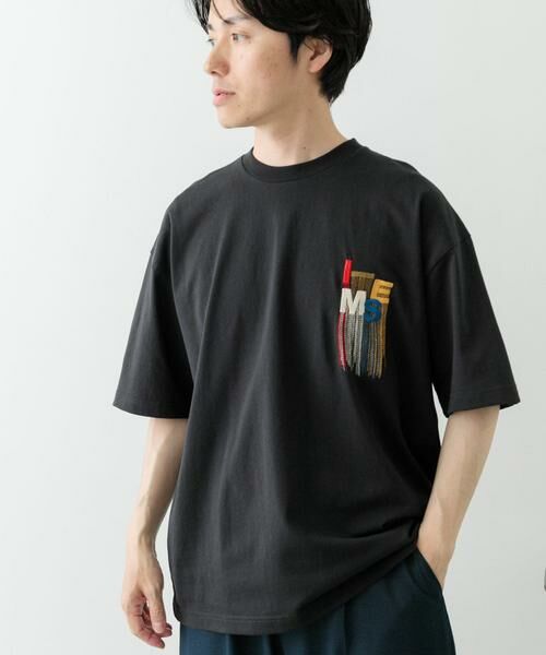 URBAN RESEARCH ITEMS / アーバンリサーチ アイテムズ Tシャツ | フリンジ刺繍T-shirts Logo | 詳細10