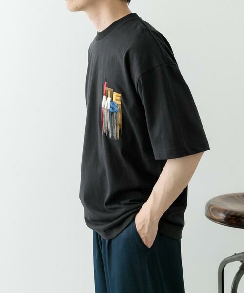 URBAN RESEARCH ITEMS / アーバンリサーチ アイテムズ Tシャツ | フリンジ刺繍T-shirts Logo | 詳細11