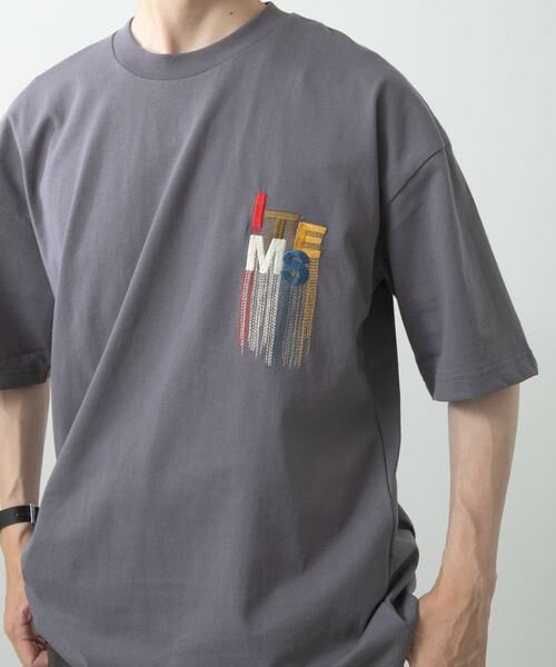 URBAN RESEARCH ITEMS / アーバンリサーチ アイテムズ Tシャツ | フリンジ刺繍T-shirts Logo | 詳細20