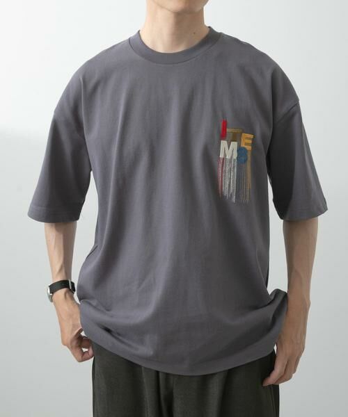 URBAN RESEARCH ITEMS / アーバンリサーチ アイテムズ Tシャツ | フリンジ刺繍T-shirts Logo | 詳細21