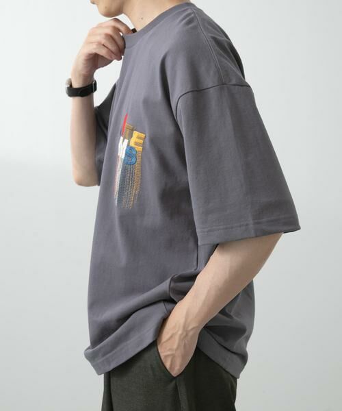 URBAN RESEARCH ITEMS / アーバンリサーチ アイテムズ Tシャツ | フリンジ刺繍T-shirts Logo | 詳細22