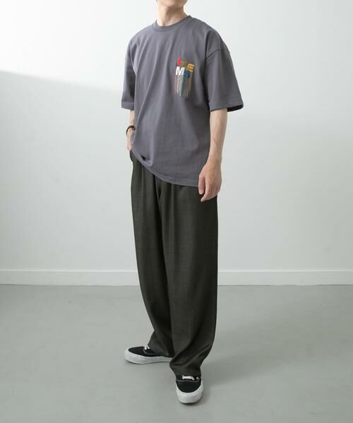 URBAN RESEARCH ITEMS / アーバンリサーチ アイテムズ Tシャツ | フリンジ刺繍T-shirts Logo | 詳細24