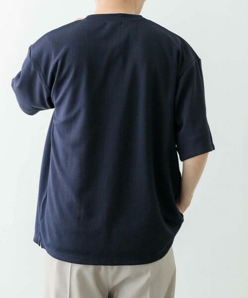 URBAN RESEARCH ITEMS / アーバンリサーチ アイテムズ カーディガン・ボレロ | ジャガード5分袖カーディガン+ポンチTシャツセット | 詳細10