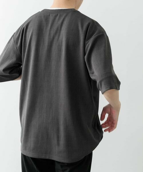 URBAN RESEARCH ITEMS / アーバンリサーチ アイテムズ カーディガン・ボレロ | ジャガード5分袖カーディガン+ポンチTシャツセット | 詳細26