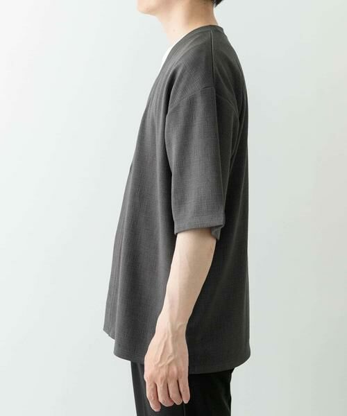 URBAN RESEARCH ITEMS / アーバンリサーチ アイテムズ カーディガン・ボレロ | ジャガード5分袖カーディガン+ポンチTシャツセット | 詳細29