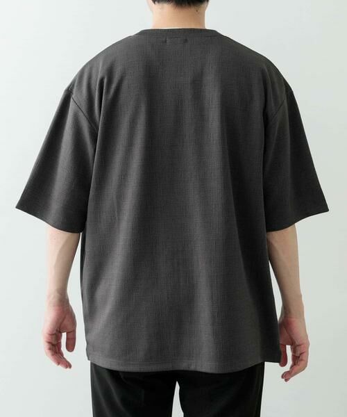 URBAN RESEARCH ITEMS / アーバンリサーチ アイテムズ カーディガン・ボレロ | ジャガード5分袖カーディガン+ポンチTシャツセット | 詳細30