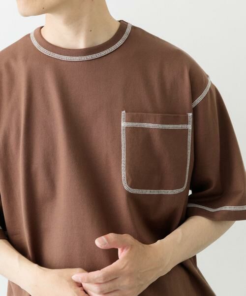 URBAN RESEARCH ITEMS / アーバンリサーチ アイテムズ Tシャツ | 配色ステッチクルーネックTシャツ | 詳細2