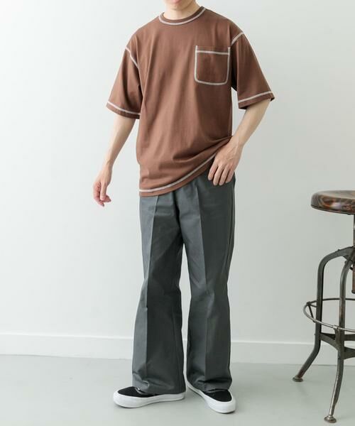 URBAN RESEARCH ITEMS / アーバンリサーチ アイテムズ Tシャツ | 配色ステッチクルーネックTシャツ | 詳細5