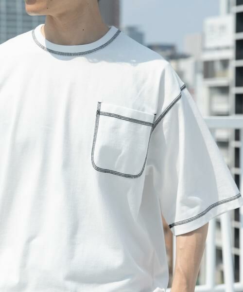 URBAN RESEARCH ITEMS / アーバンリサーチ アイテムズ Tシャツ | 配色ステッチクルーネックTシャツ | 詳細10