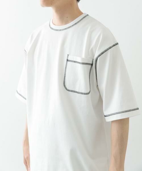 URBAN RESEARCH ITEMS / アーバンリサーチ アイテムズ Tシャツ | 配色ステッチクルーネックTシャツ | 詳細15