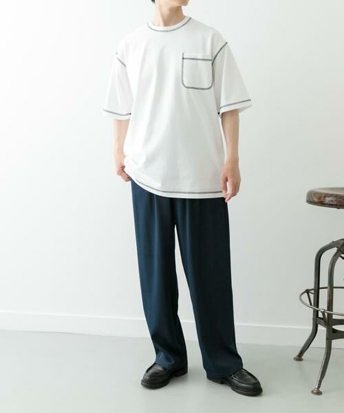 URBAN RESEARCH ITEMS / アーバンリサーチ アイテムズ Tシャツ | 配色ステッチクルーネックTシャツ | 詳細18