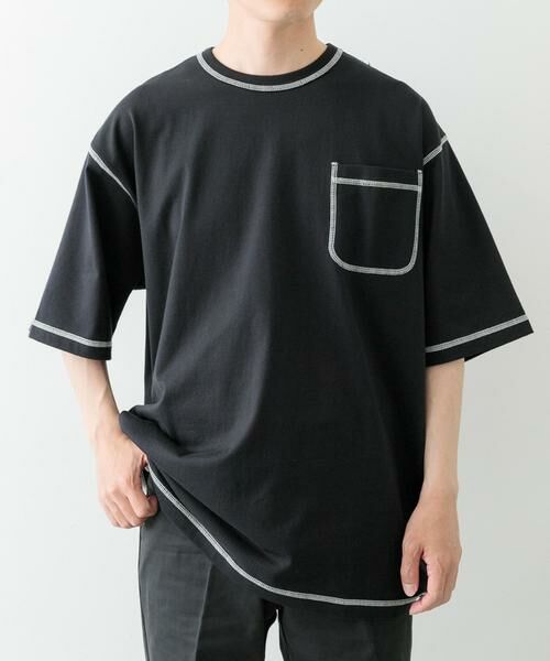 URBAN RESEARCH ITEMS / アーバンリサーチ アイテムズ Tシャツ | 配色ステッチクルーネックTシャツ | 詳細25