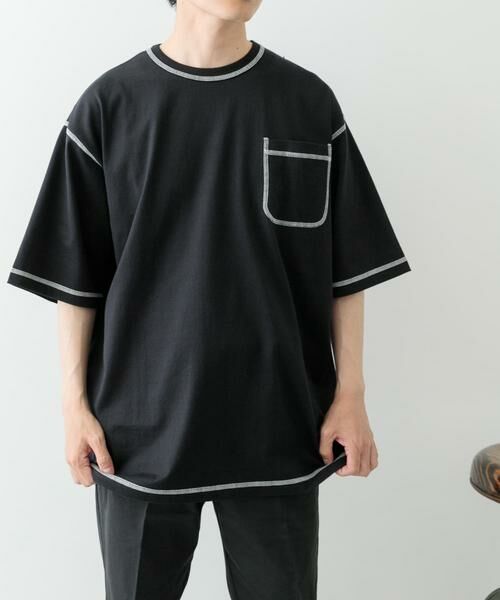 URBAN RESEARCH ITEMS / アーバンリサーチ アイテムズ Tシャツ | 配色ステッチクルーネックTシャツ | 詳細26
